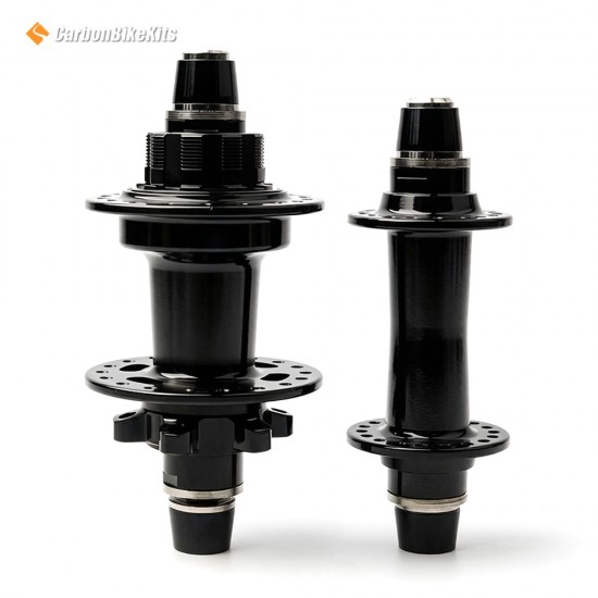 BMX-Rennnabe, Vorderrad-Felgenbremse, Hinterrad-6-Loch-Scheibenbremse, 36 Löcher, vorne 100mm / hinten 110mm